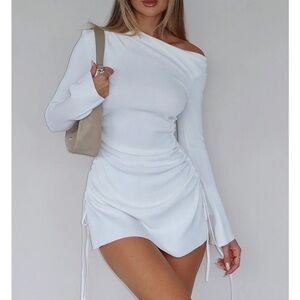 NWT White Fox White Cream Knit Dress